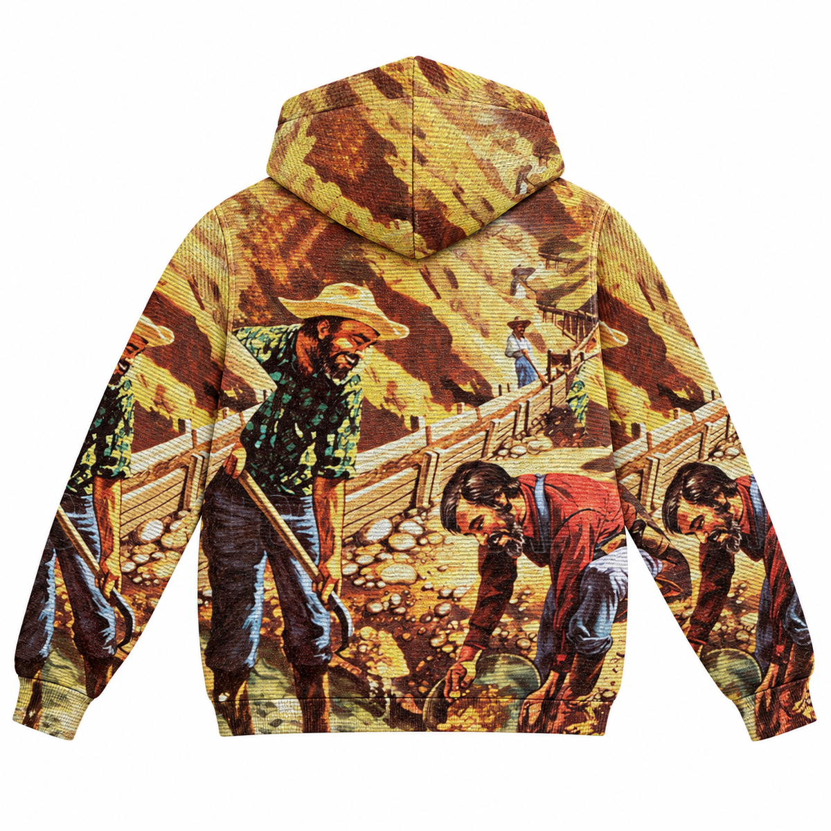 GOLDEN LIFE TAPESTRY HOODIE