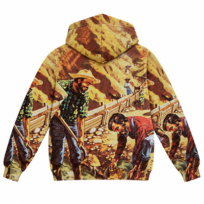 GOLDEN LIFE TAPESTRY HOODIE