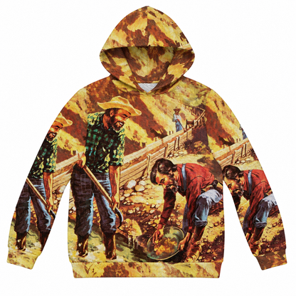 GOLDEN LIFE TAPESTRY HOODIE