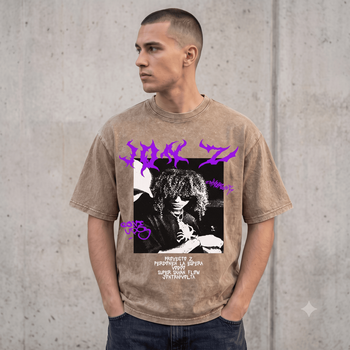 JON Z HEAVY WEIGHT COTTON TEE-8908