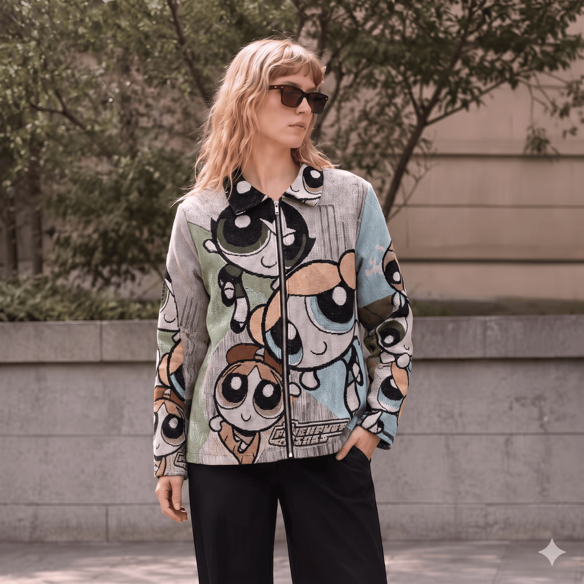 POWERPUFF GIRLS TAPESTRY JACKET