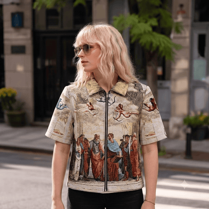 SCHOOL ATHENS TAPESTRY TEE