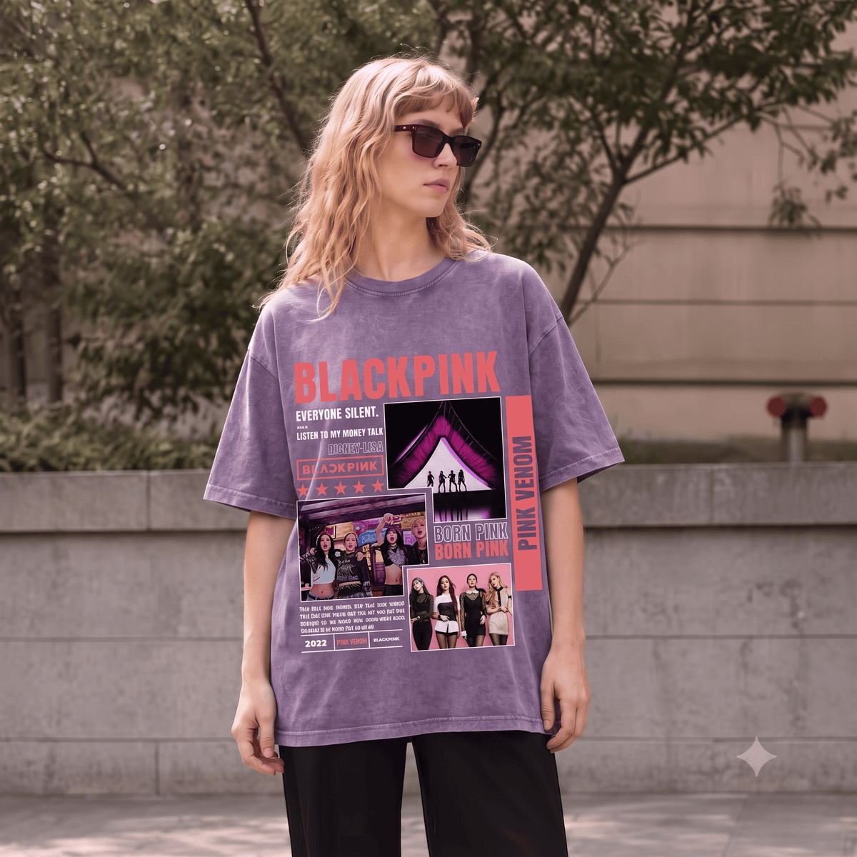 BLACKPINCK HEAVY WEIGHT COTTON TEE-8992