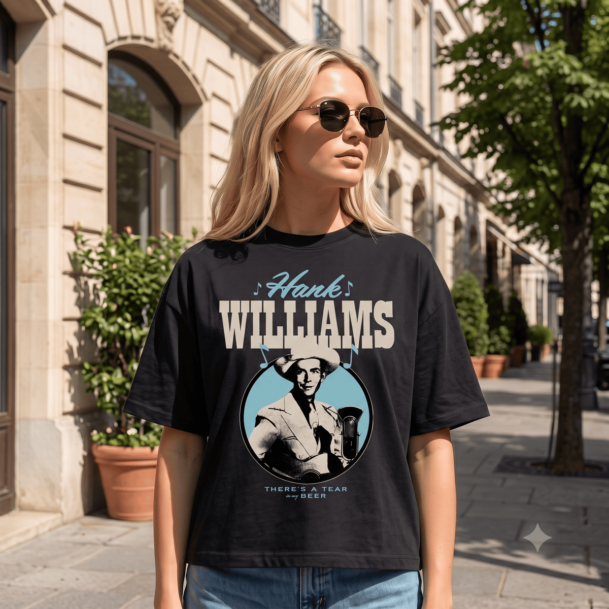 HANK WILLIAMS V2 TEE-57079