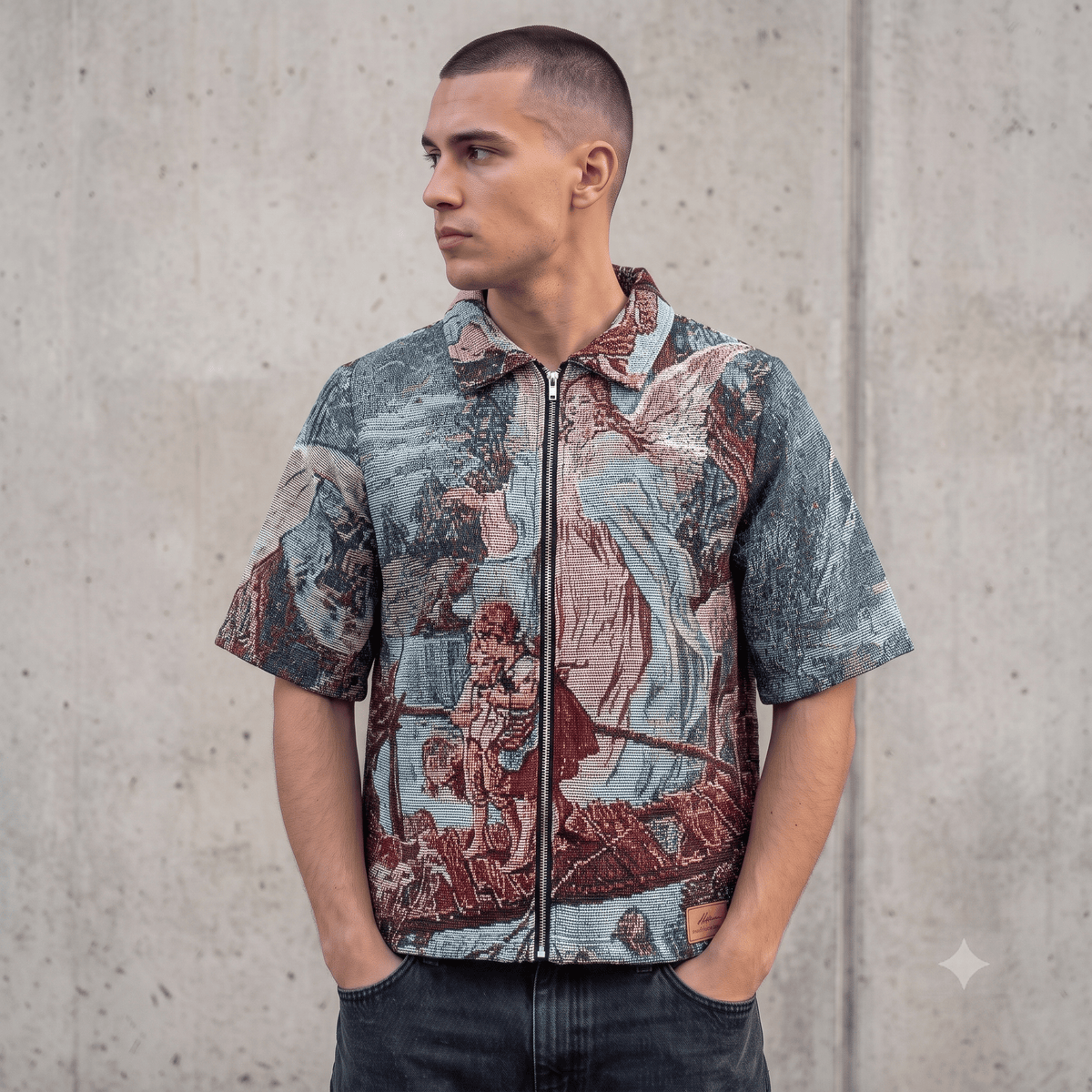 GUARDIAN ANGEL TAPESTRY TEE