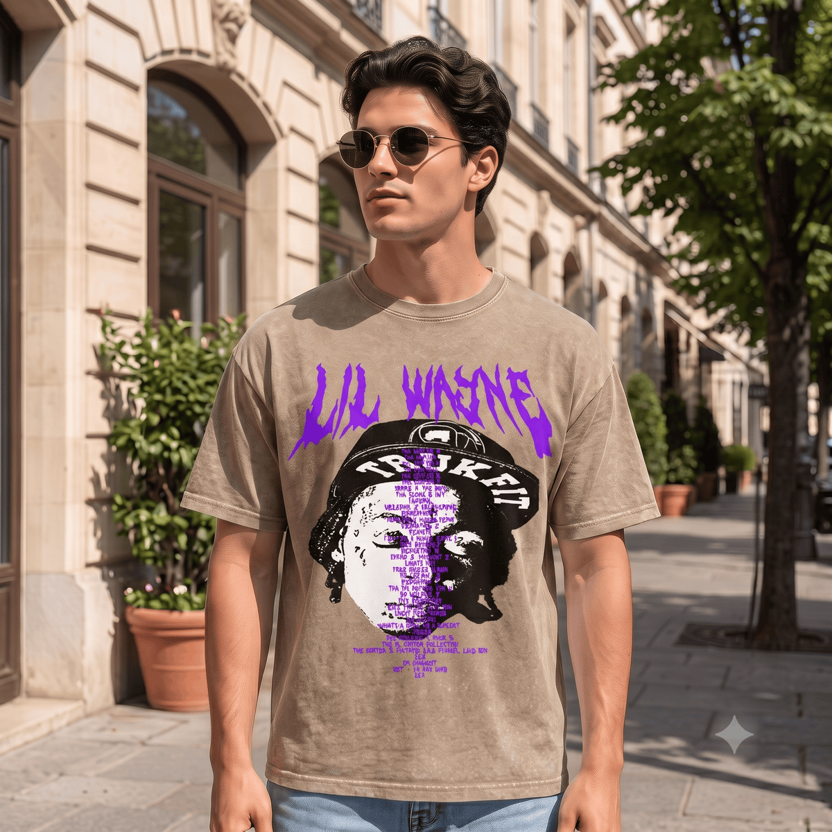 LIL WAYNE HEAVY WEIGHT COTTON TEE-8937