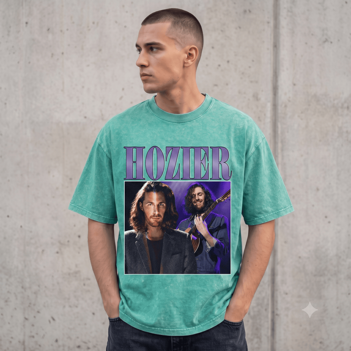 HOZIER HEAVY WEIGHT COTTON TEE-8861