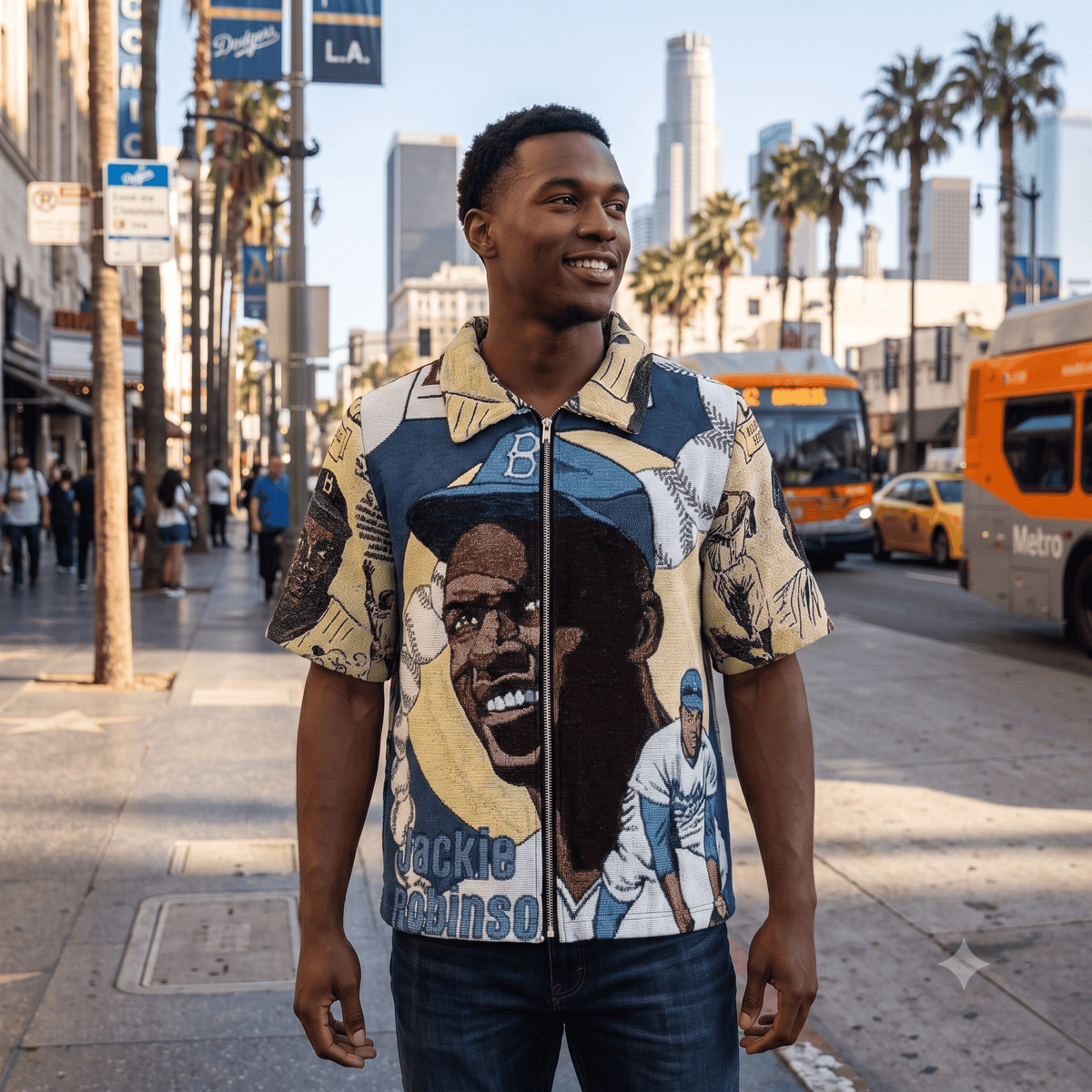 JACKIEROBINSO TAPESTRY TEE