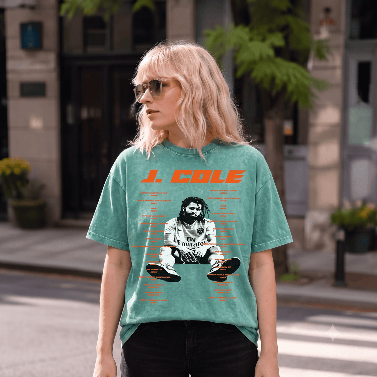 J. COLE HEAVY WEIGHT COTTON TEE-8933