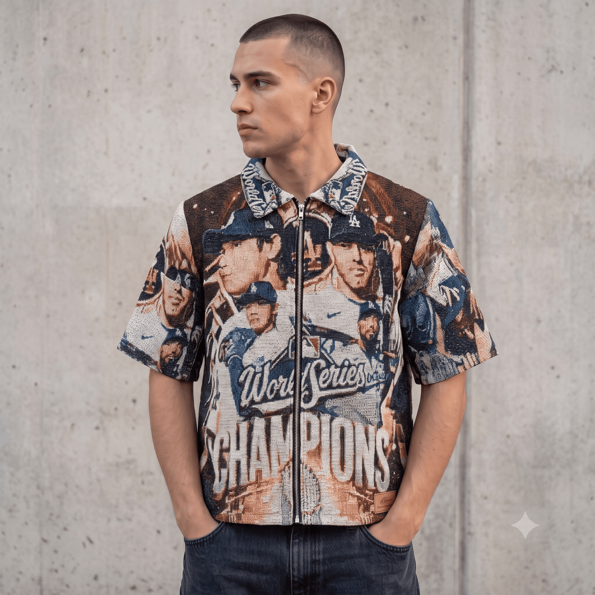 CHAMPIONS 2025 TAPESTRY TEE
