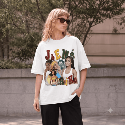 JHENE AIKO WEIGHT COTTON TEE-5708