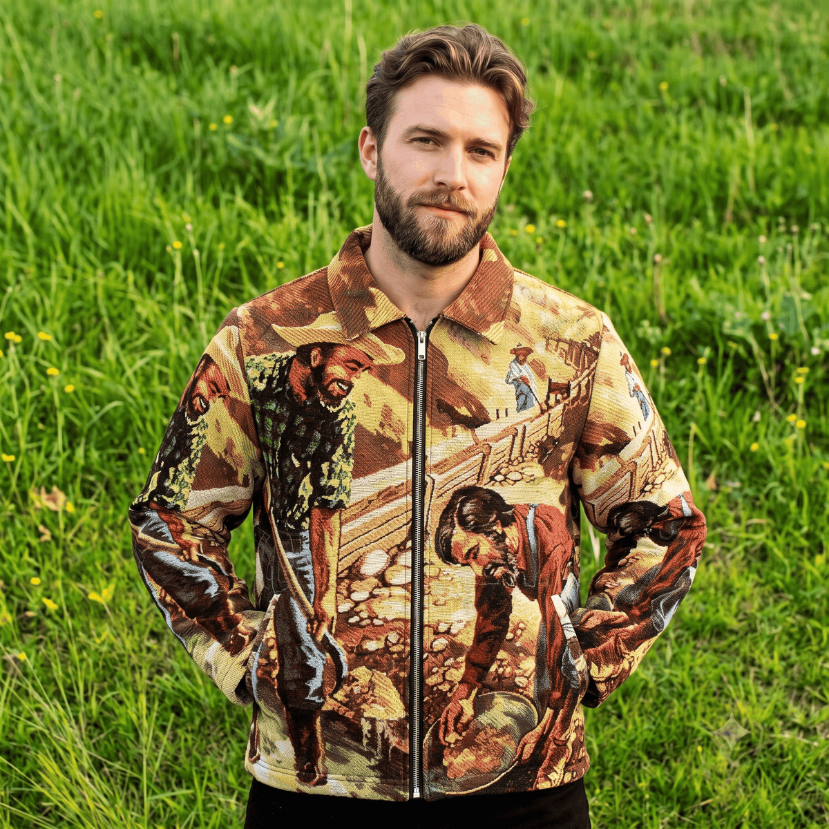 GOLDEN LIFE TAPESTRY JACKET