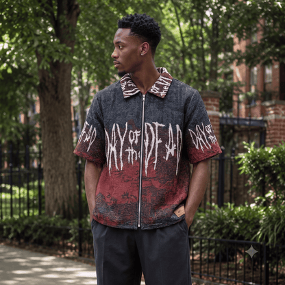 DAY OF THE DEAD TAPESTRY TEE