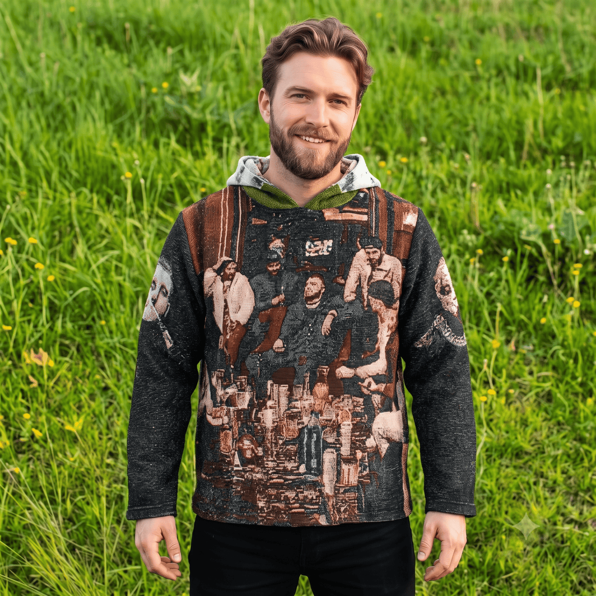 SUPERBOWL TAPESTRY HOODIE