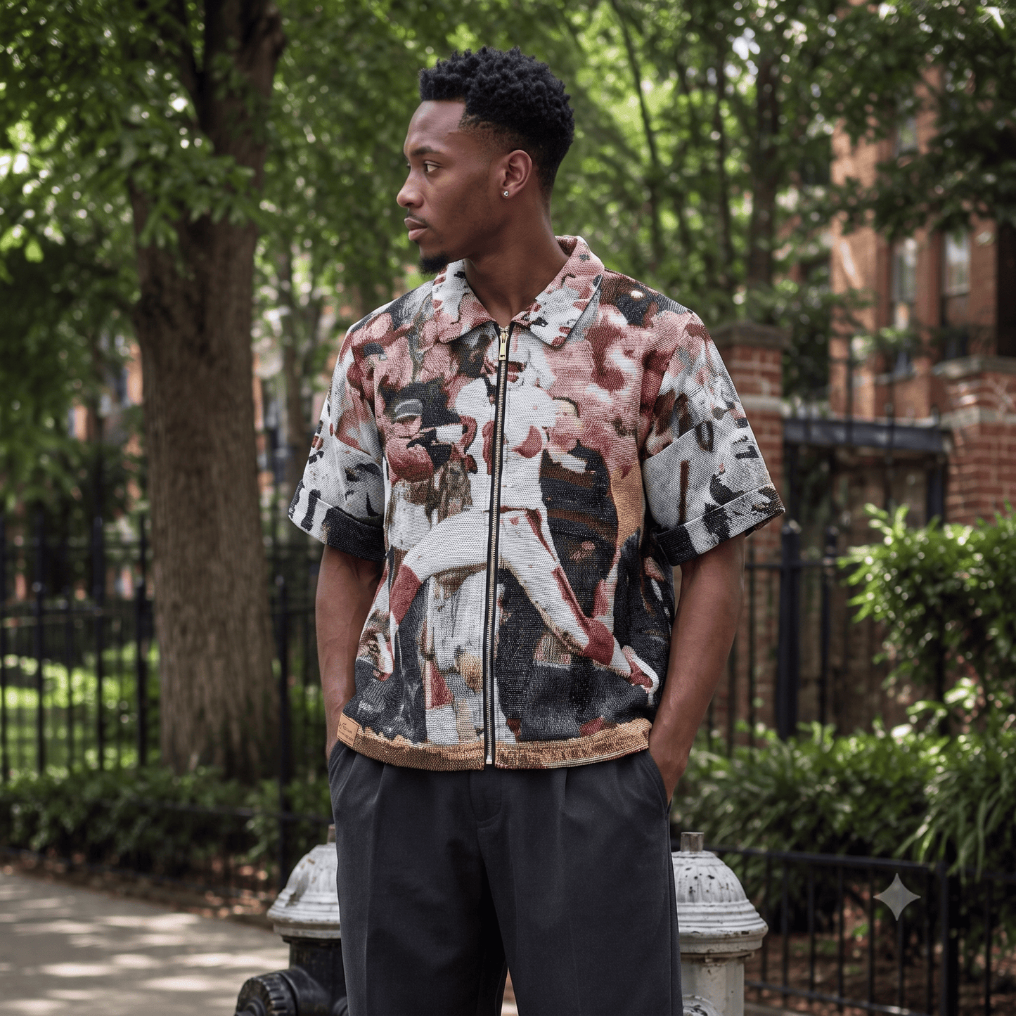 DEION TAPESTRY TEE