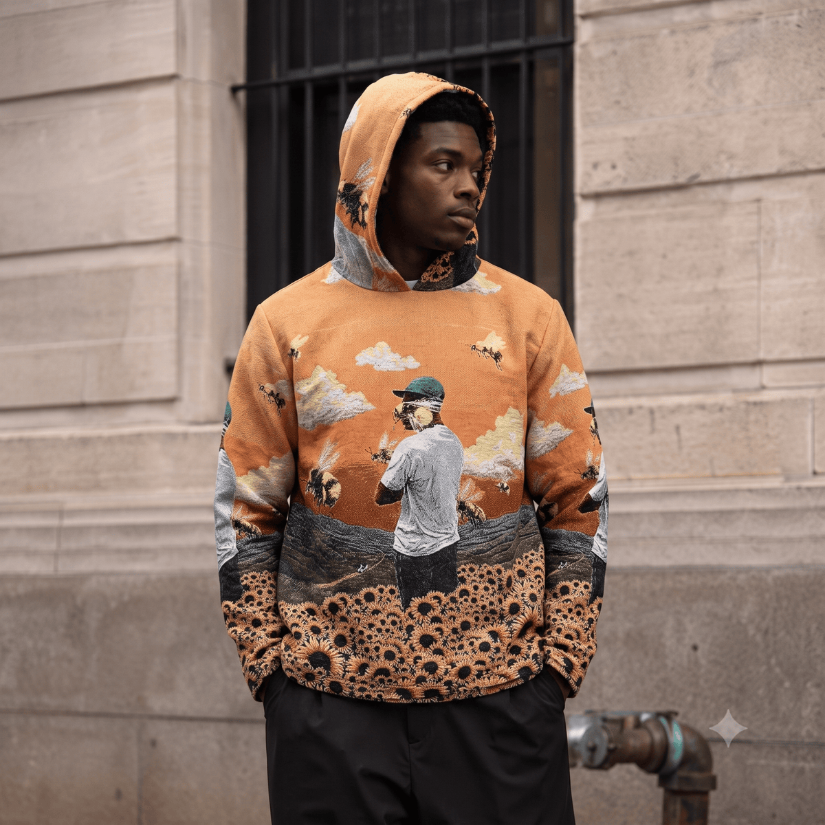 FLOWER BOY TAPESTRY HOODIE