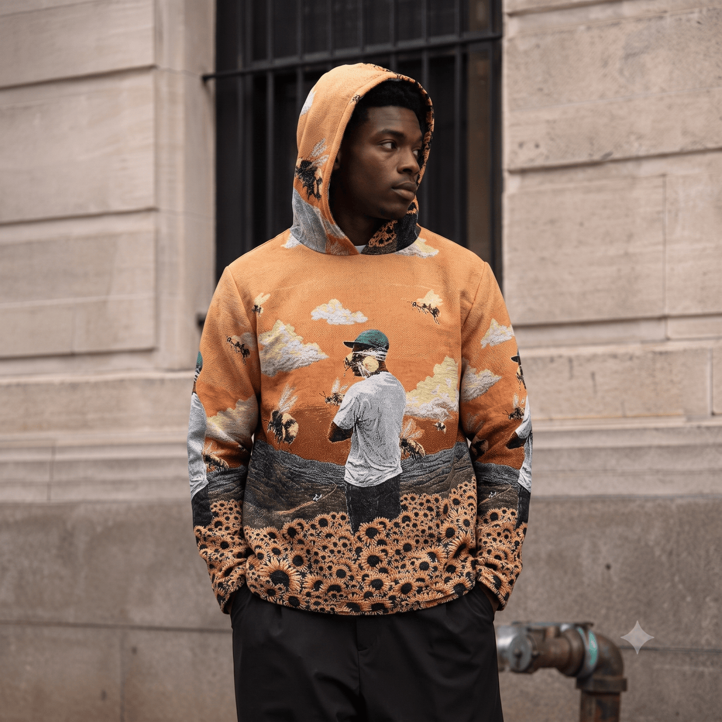 FLOWER BOY TAPESTRY HOODIE