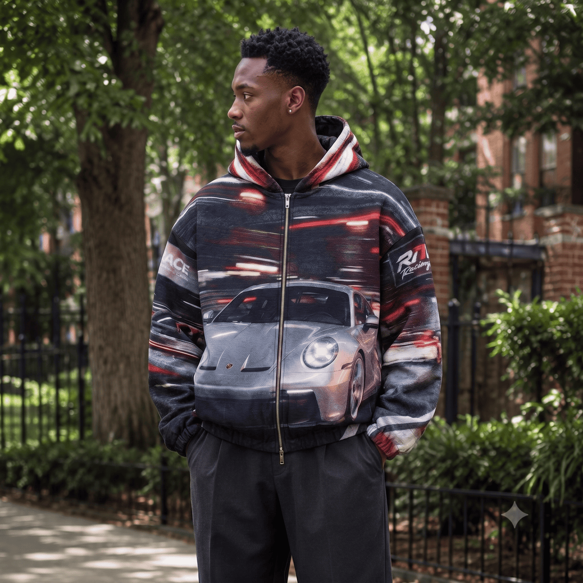 PORSCHE TAPESTRY HOODIE