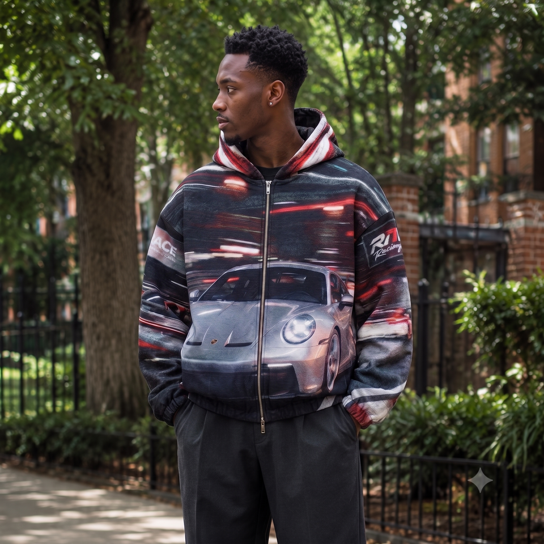PORSCHE TAPESTRY HOODIE