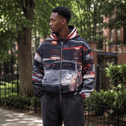 PORSCHE TAPESTRY HOODIE
