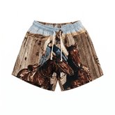 COWBOY TAPESTRY SHORTS