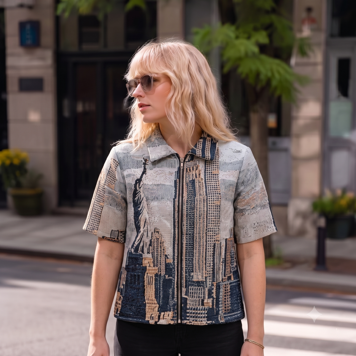 NY CITY TAPESTRY TEE
