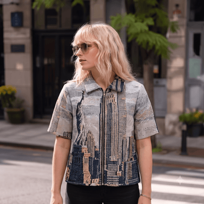 NY CITY TAPESTRY TEE