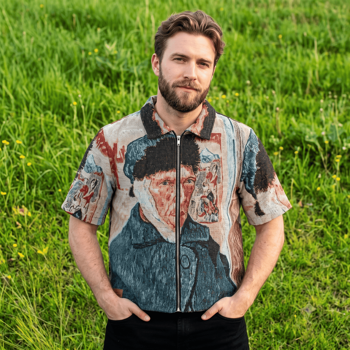 VAN GOGH SELF PORTRAIT TAPESTRY TEE