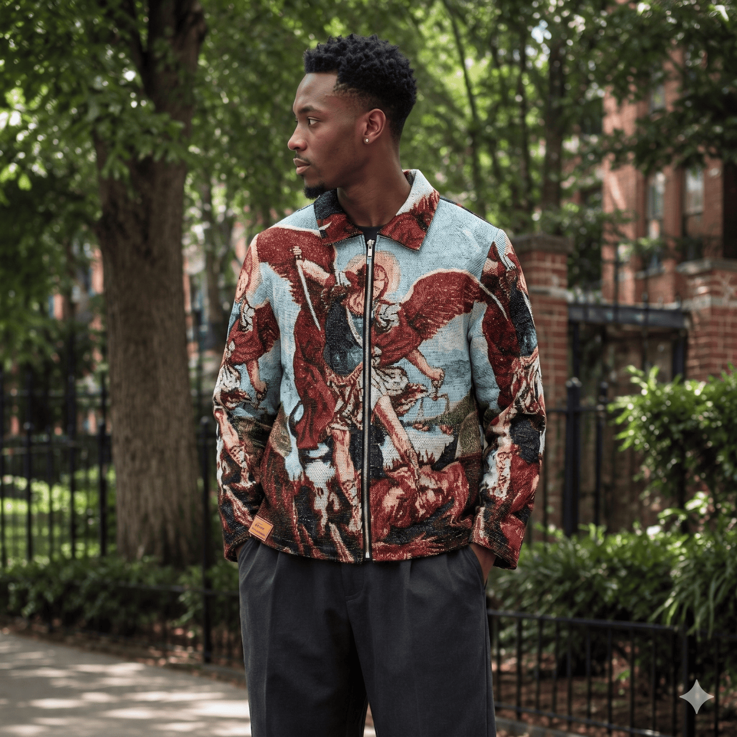 ARCHANGEL MICHAEL TAPESTRY JACKET
