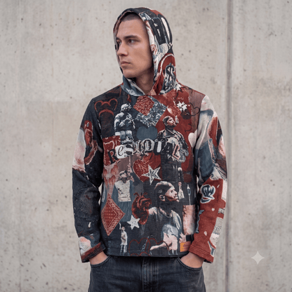 CHRIS BROWN TAPESTRY HOODIE