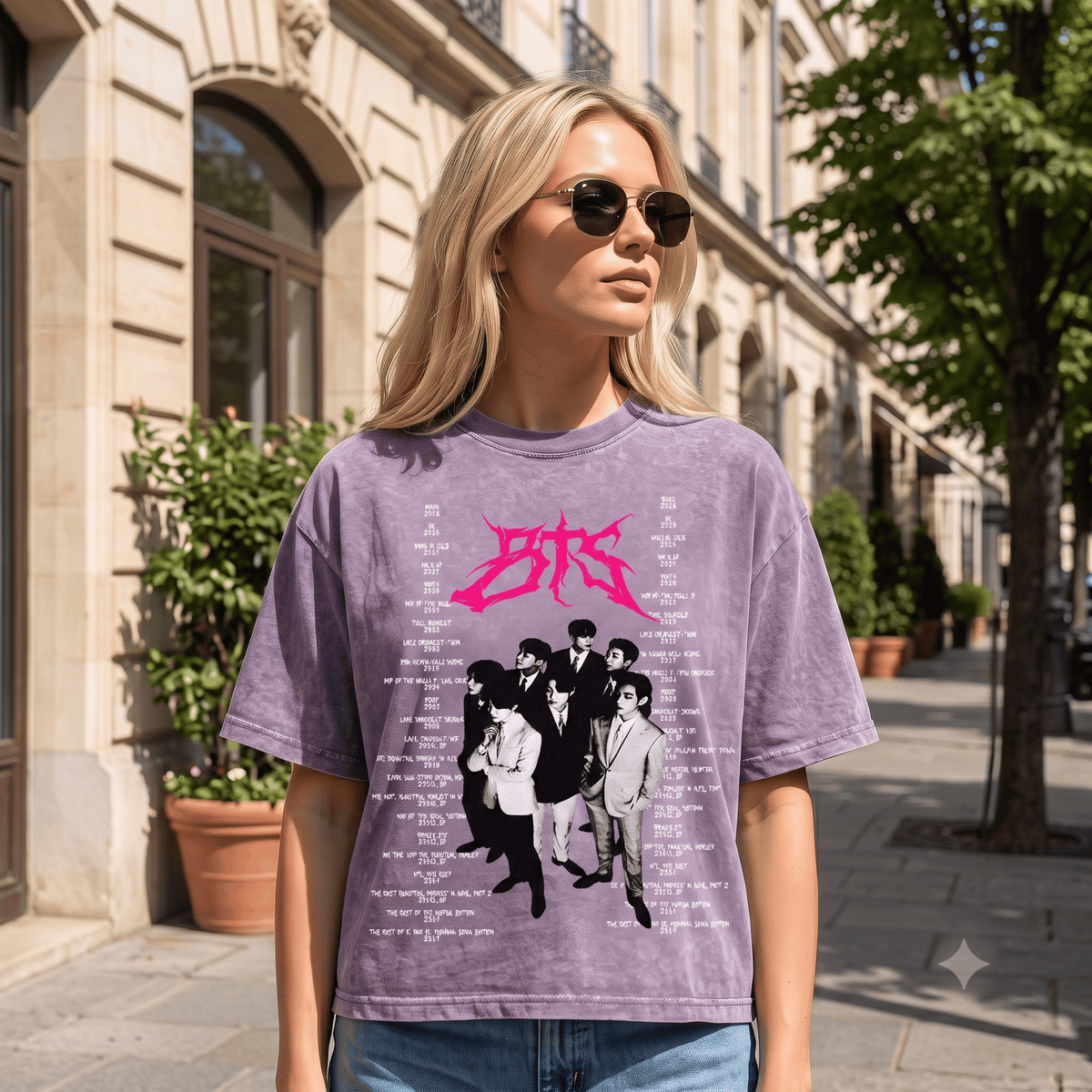 BTS HEAVY WEIGHT COTTON TEE-8899