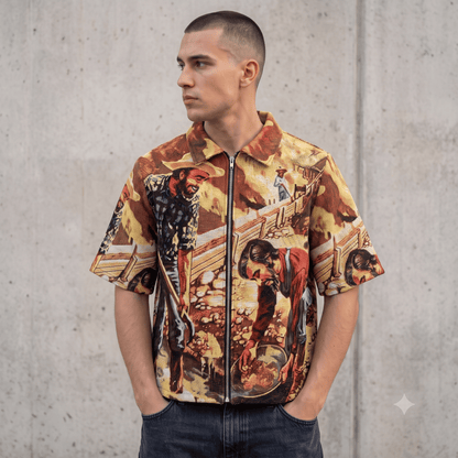 GOLDEN LIFE TAPESTRY TEE