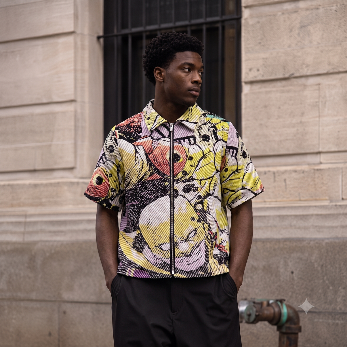 IRON FIST X LUKE CAGE TAPESTRY TEE