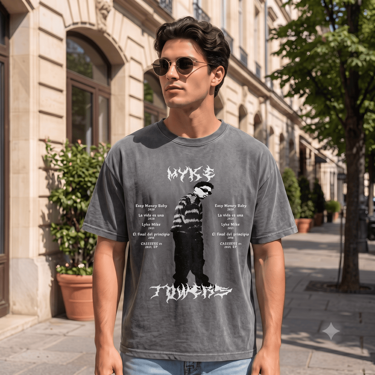 MYKE TOWERS HEAVY WEIGHT COTTON TEE-8887