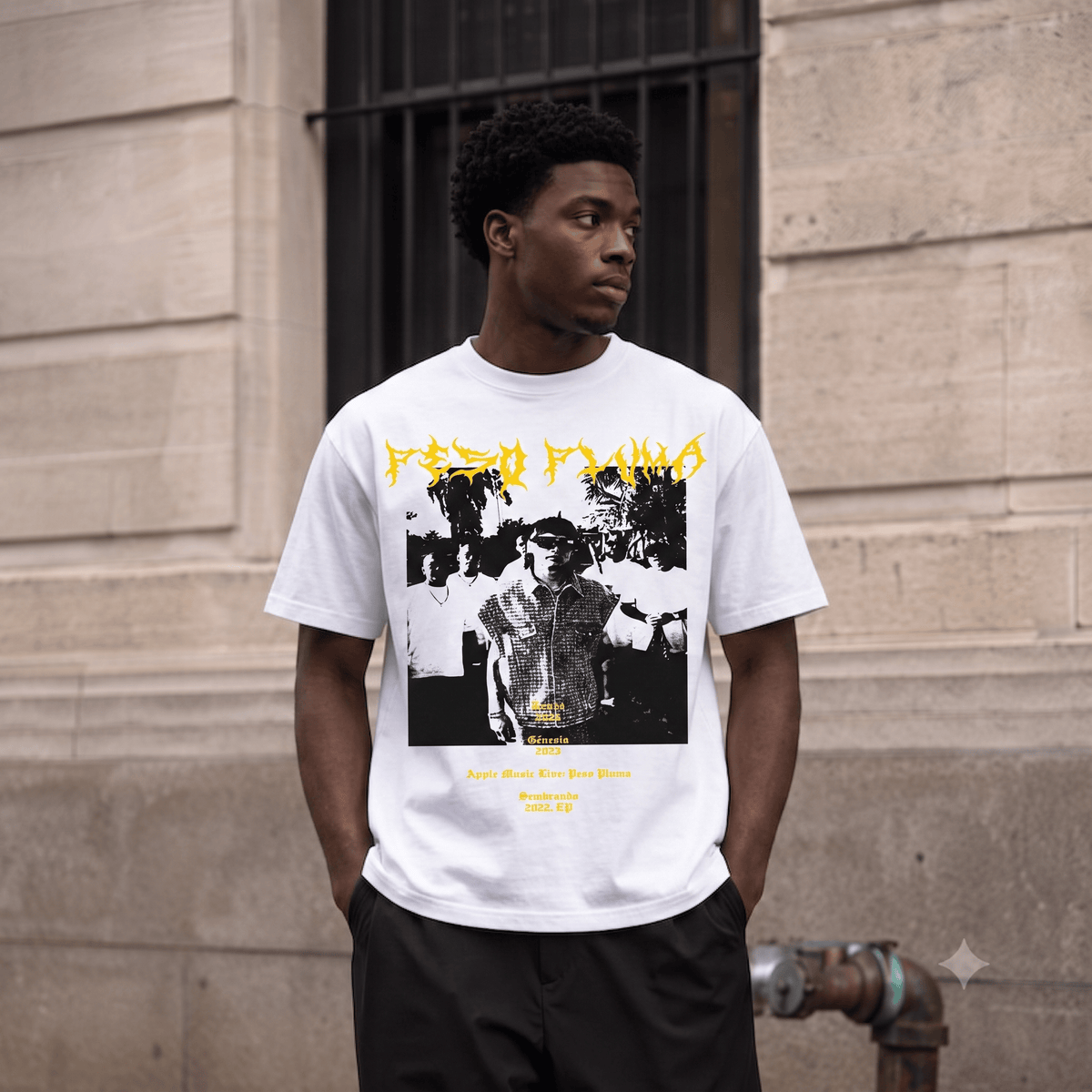 PESO PLUMA HEAVY WEIGHT COTTON TEE-8914