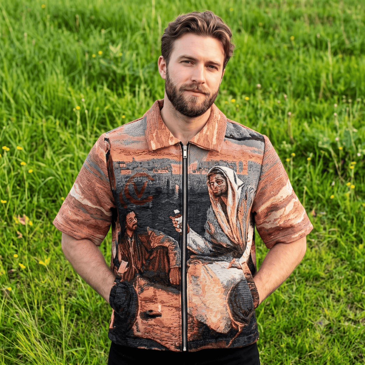 SUNSET TAPESTRY TEE