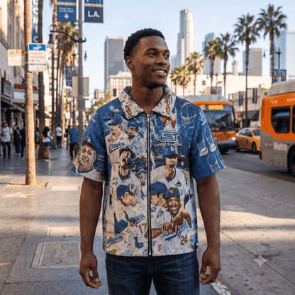 DODGERS V3 TAPESTRY TEE