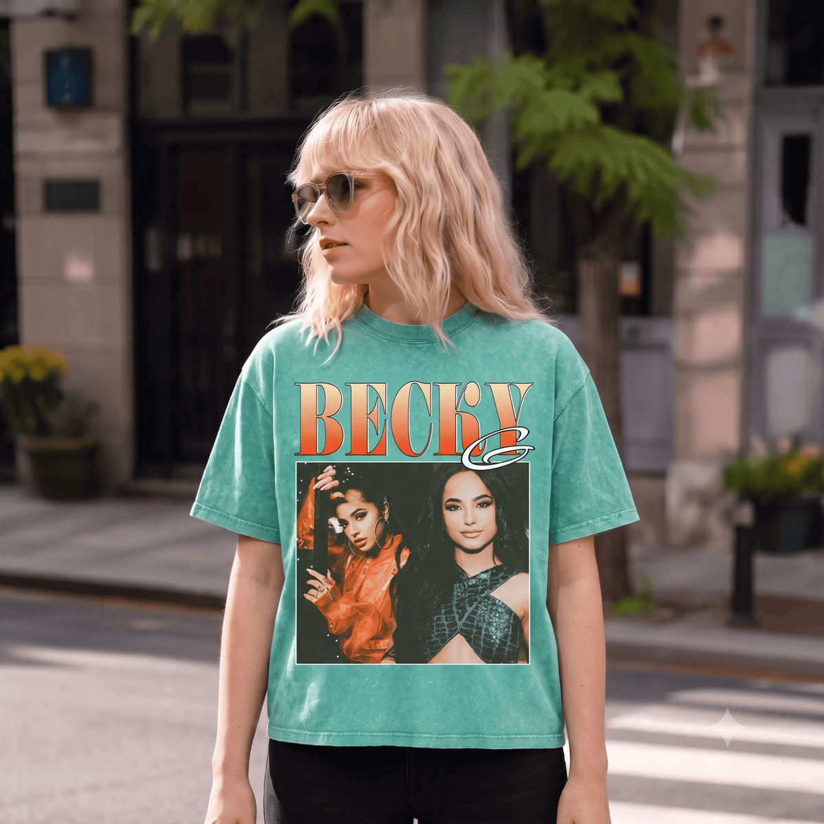 BECKY G HEAVY WEIGHT COTTON TEE-8852
