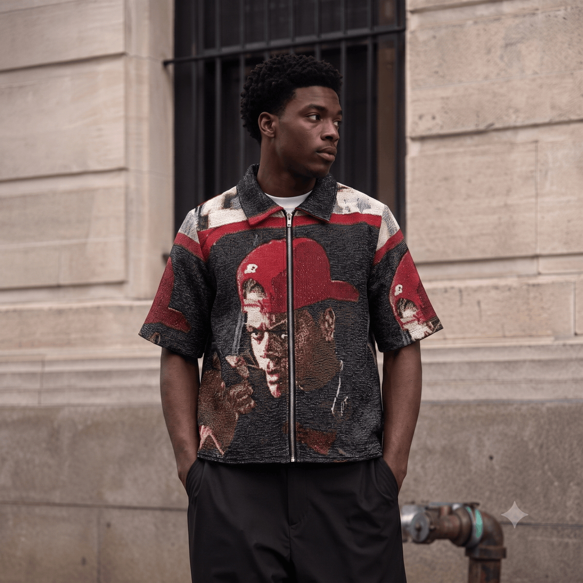 IS U GON SLIDE TAPESTRY TEE