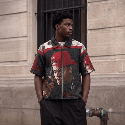 IS U GON SLIDE TAPESTRY TEE