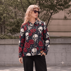 SKULL AND ROSES JACKET