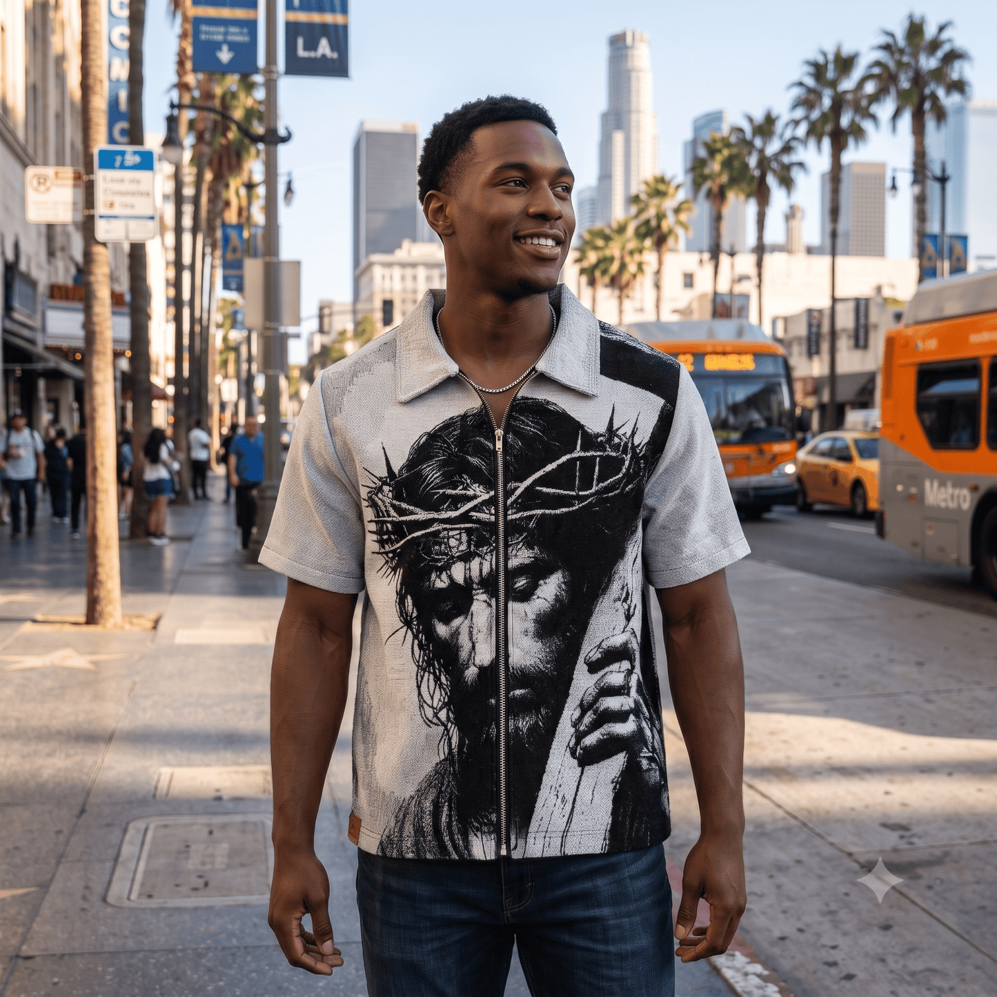 JESUS V3 TAPESTRY TEE