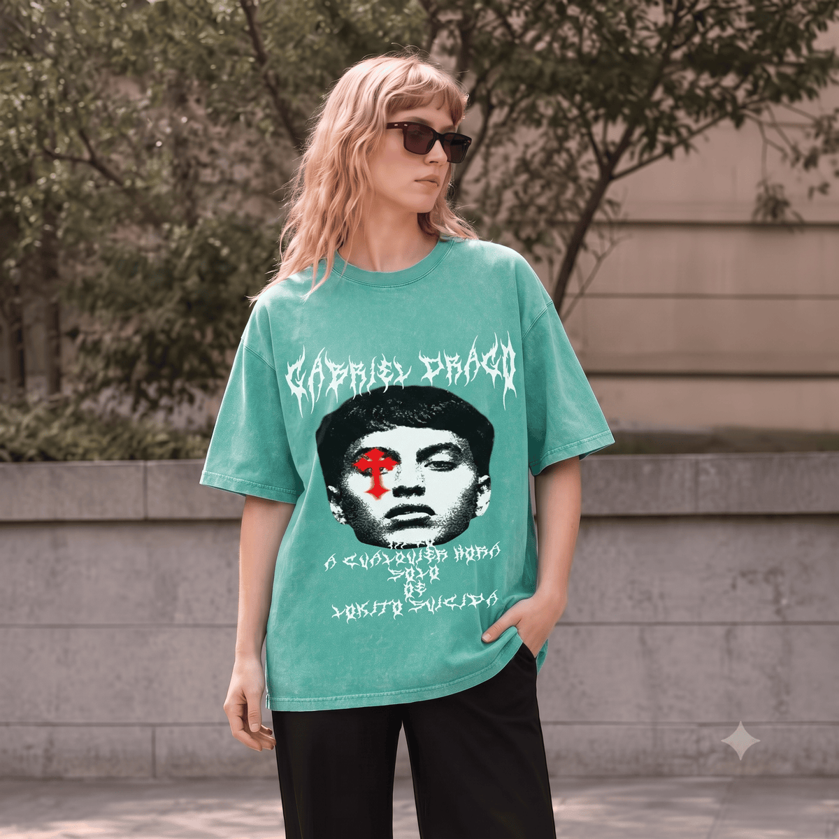 GABRIEL DRAGO HEAVY WEIGHT COTTON TEE-8903