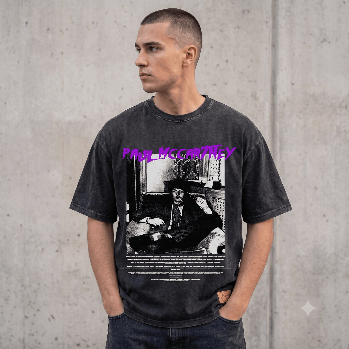 PAUL MCCARTNEY HEAVY WEIGHT COTTON TEE-8944