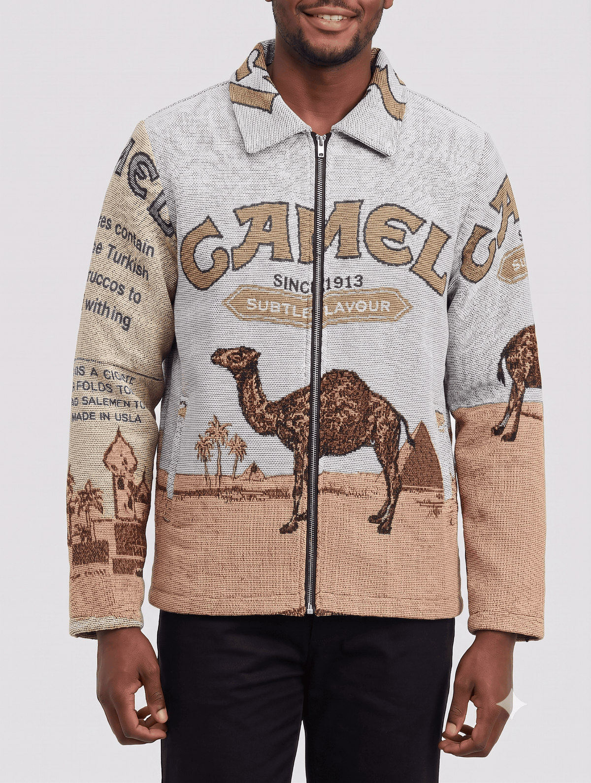 CAMEL TAPESTRY JACKET