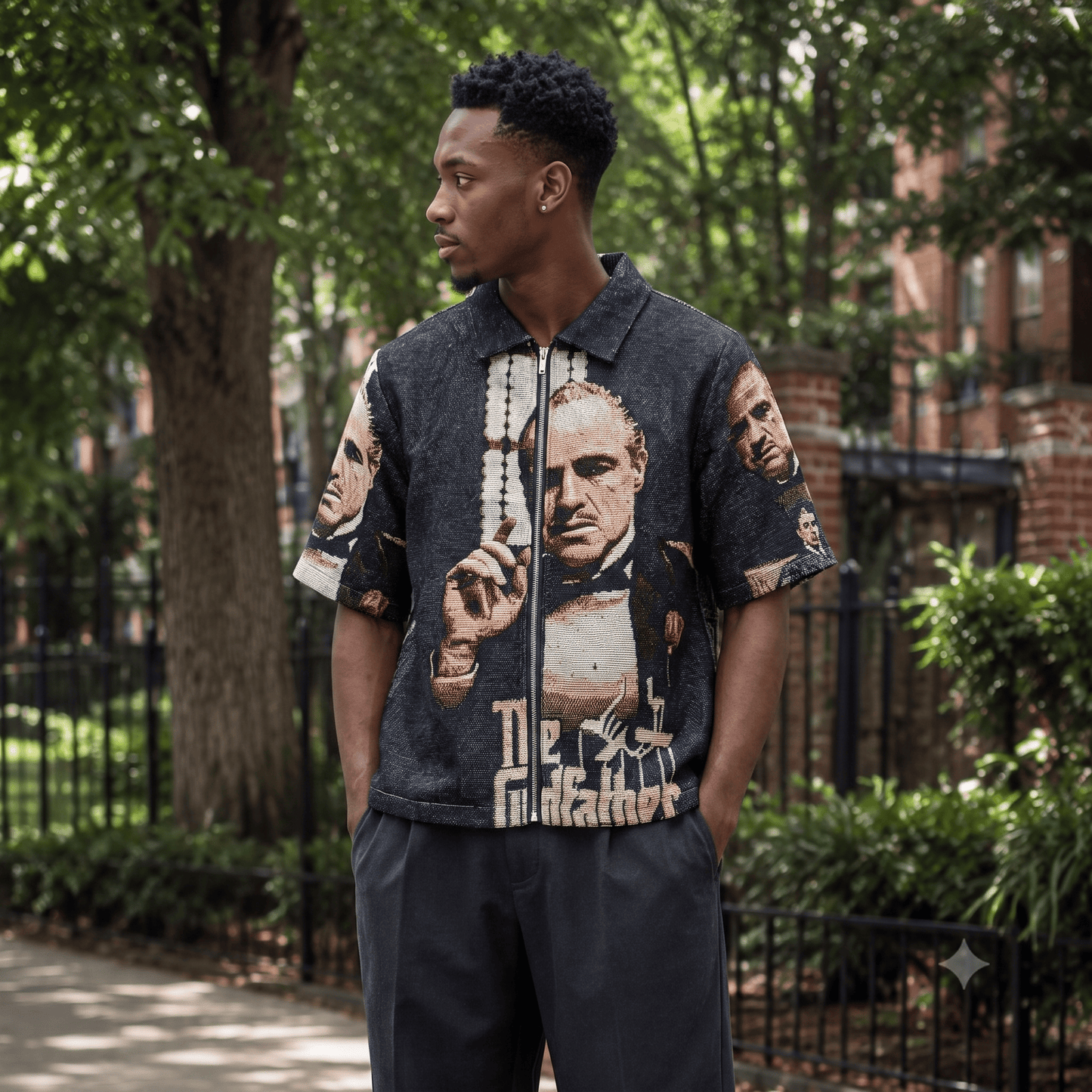GODFATHER TAPESTRY TEE