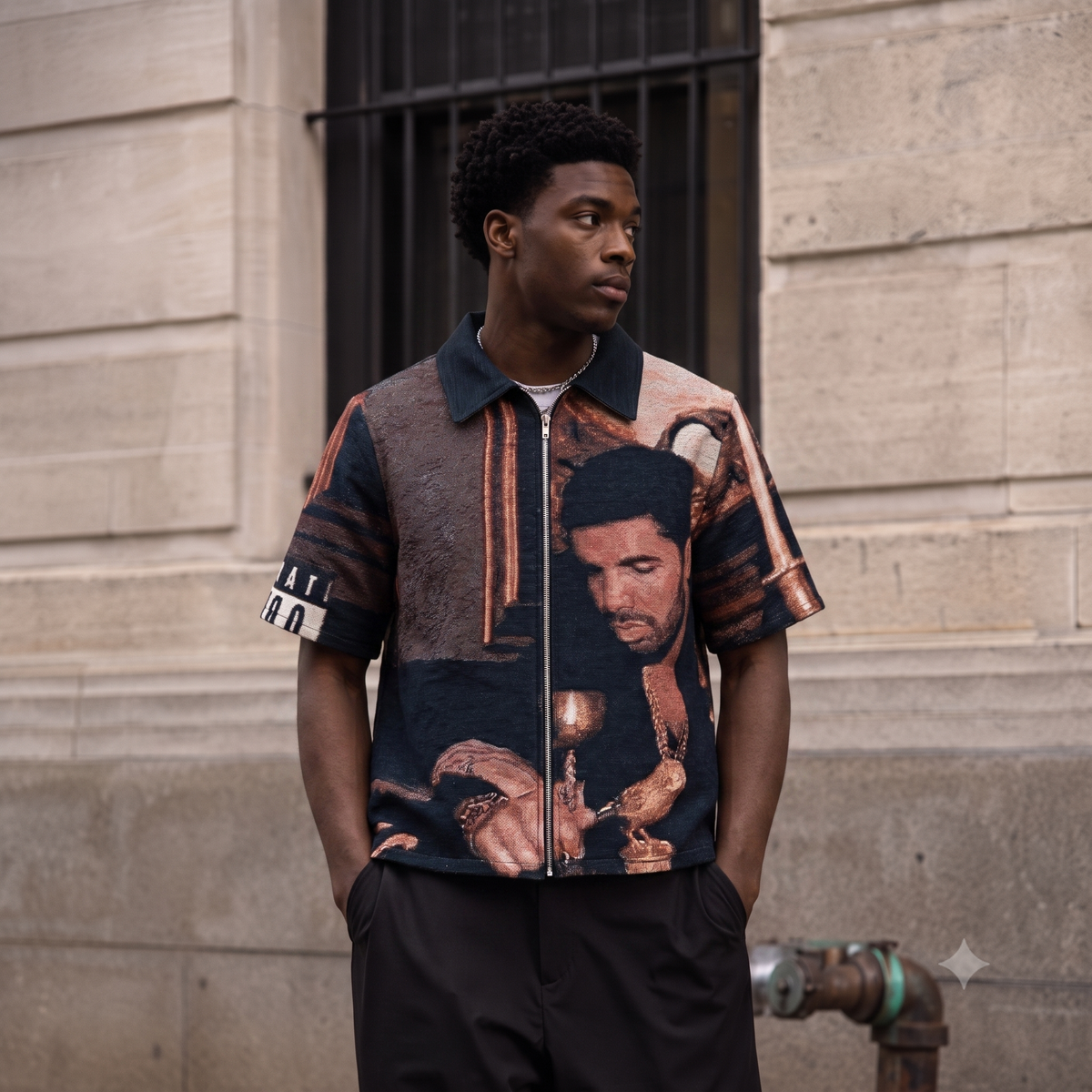 DRAKE TAPESTRY TEE