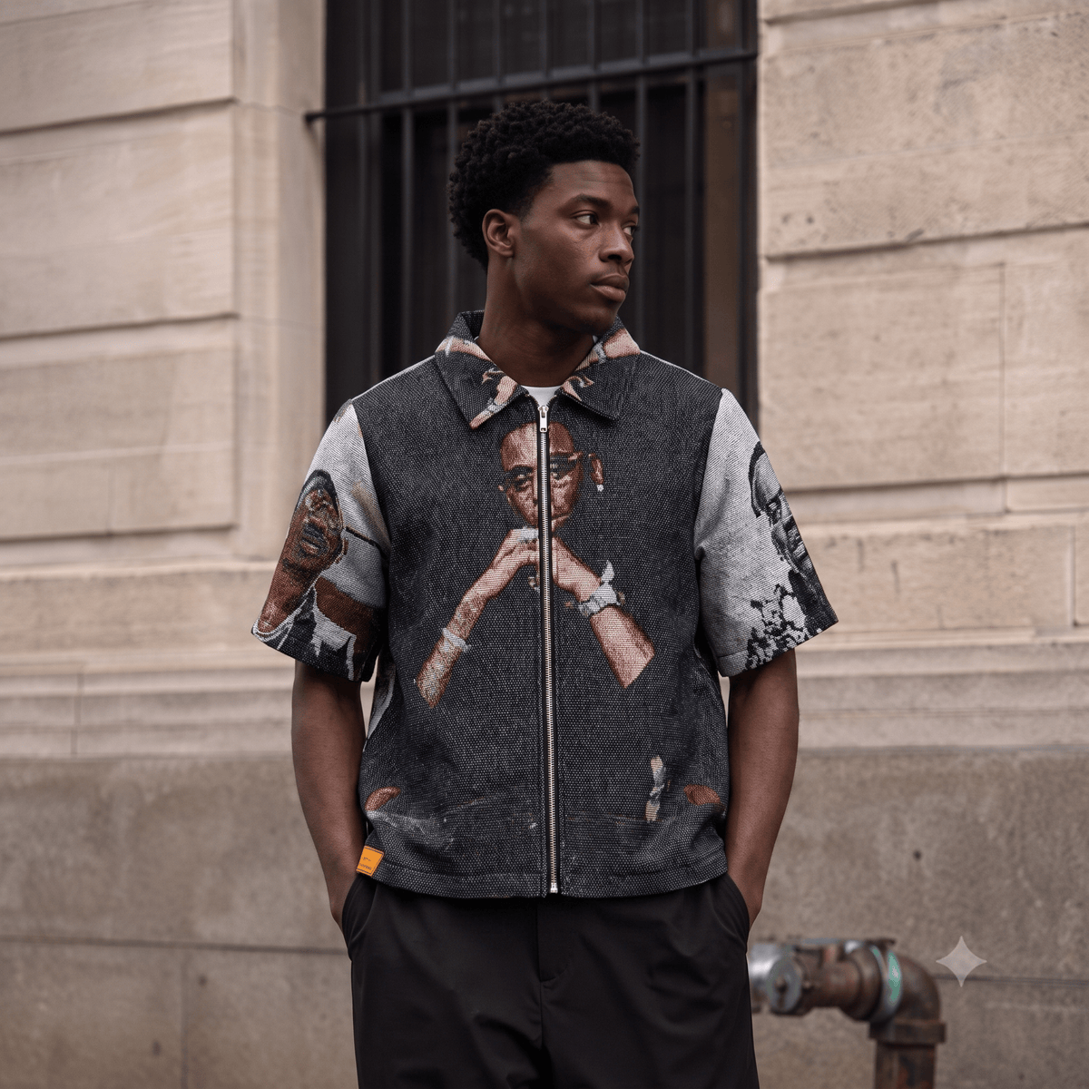 YOUNG DOLPH TAPESTRY TEE
