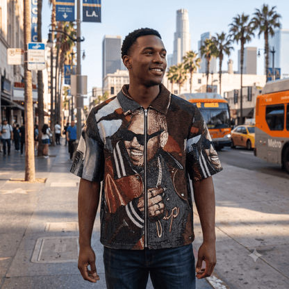 CHRIS BROWN TAPESTRY TEE