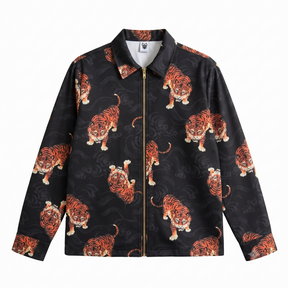 TIGER PRINT TAPESTRY JACKET